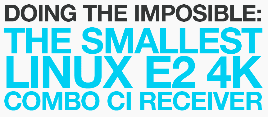 LUNIX 4K TV Boks - Ultrakompakt 4K TV Boks til kabel-TV, parabol eller antenne TV